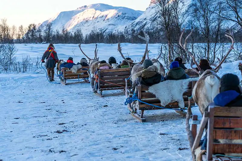 Sami-Camp besuchen Tromsö Sami-Camp besuchen Tromsö